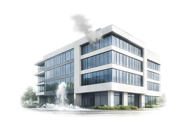 Modernes Gewerbegebäude – Symbolbild für gewerbliche Gebäudeversicherung